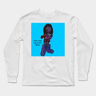 Ug girl blue Long Sleeve T-Shirt